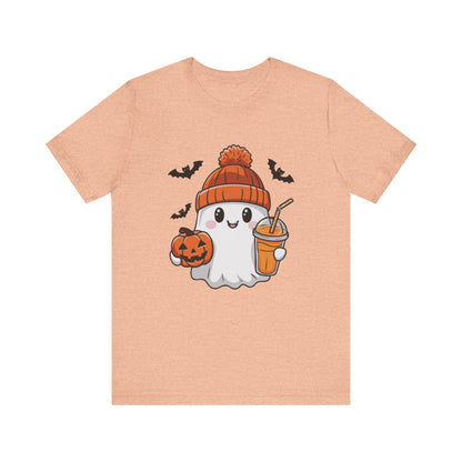 Exclusive Halloween Cute Pumpkin Spice Ghost - Sweatshirt - Fun colors 🧡🩶🩷