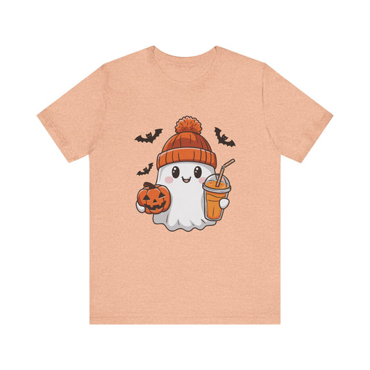 Exclusive Halloween Cute Pumpkin Spice Ghost - Sweatshirt - Fun colors 🧡🩶🩷