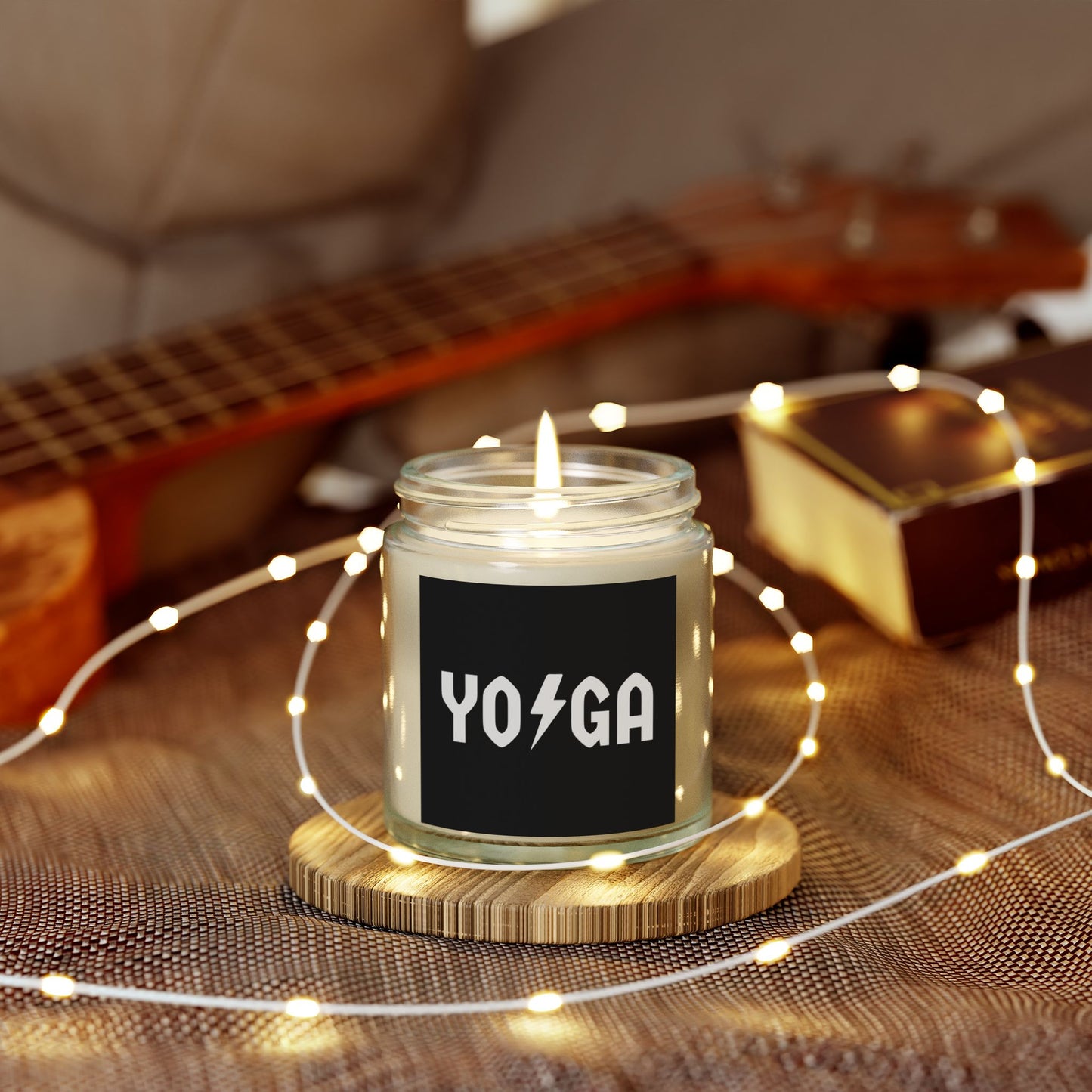 YO⚡️GA - Natural & Non Toxic 🌱 - Scented Candle Coconut Apricot Wax