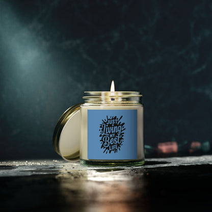 Living my best life - Natural & Non Toxic 🌱 - Scented Candle Coconut Apricot Wax