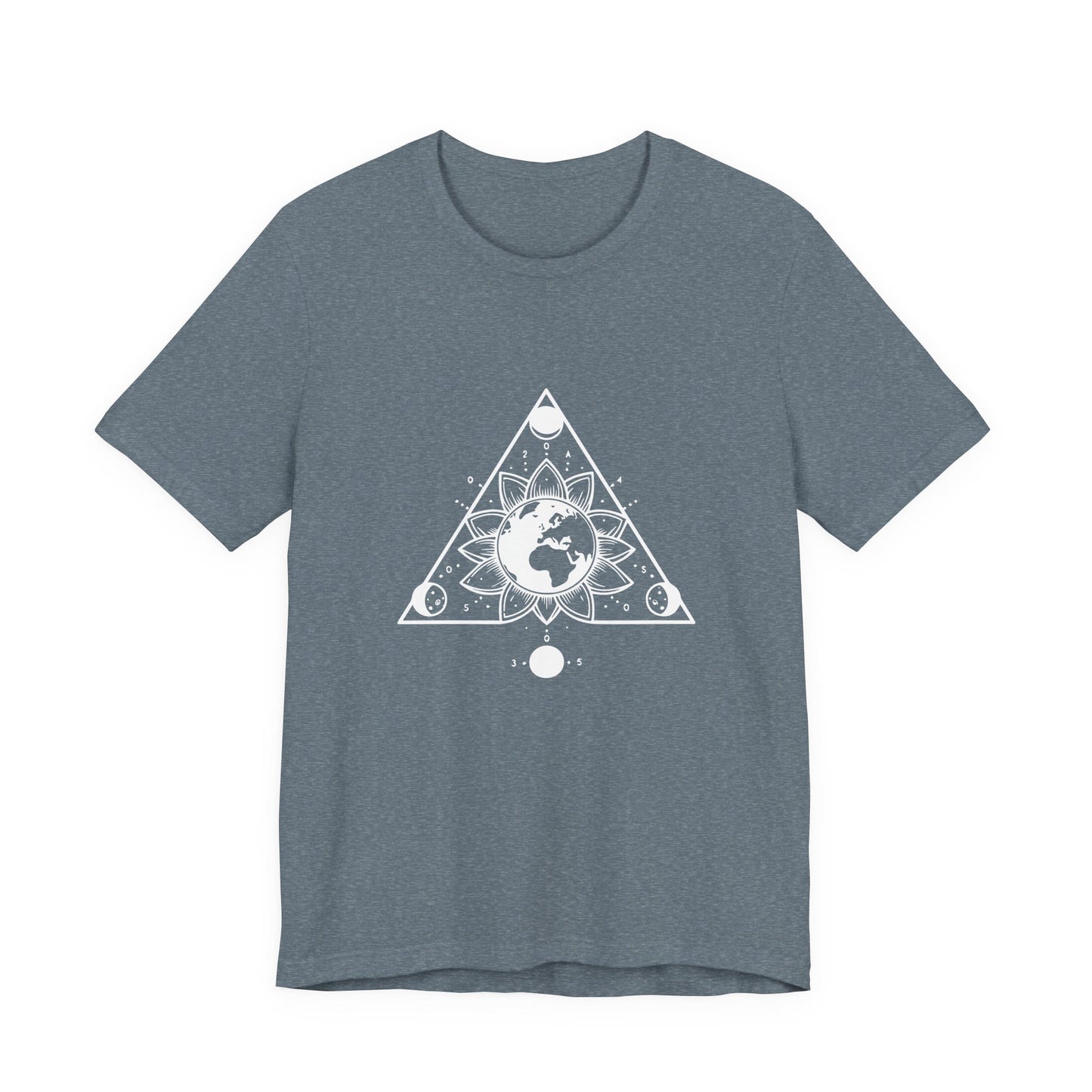 Sunflower Moon Triangle - T-Shirt