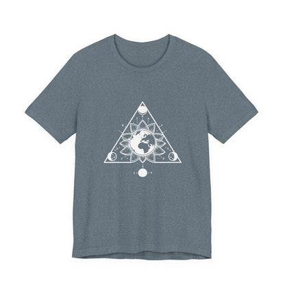 Sunflower Moon Triangle - T-Shirt