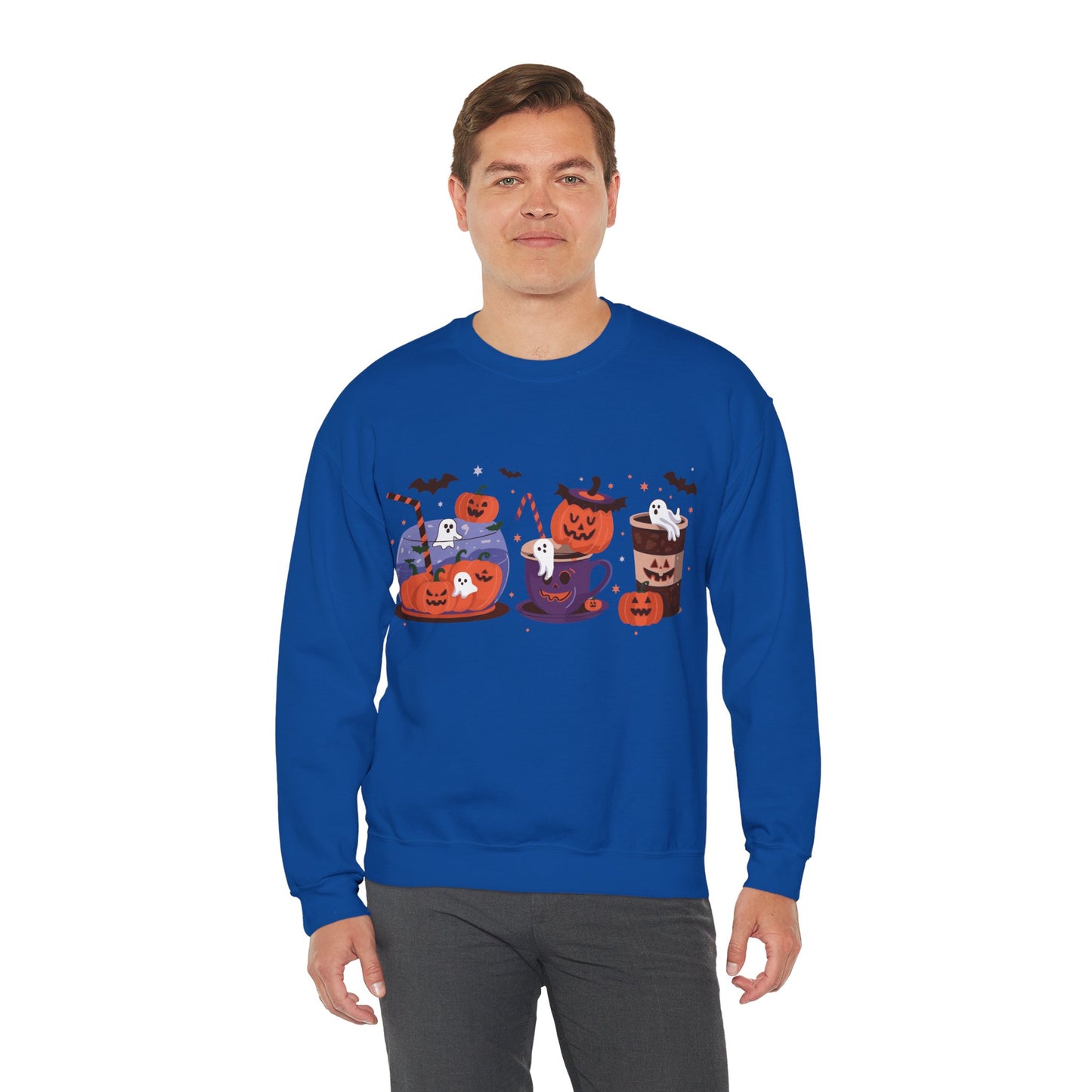 Exclusive Halloween Pumpkin Party - Sweatshirt - Fun colors 🧡🩶🩷