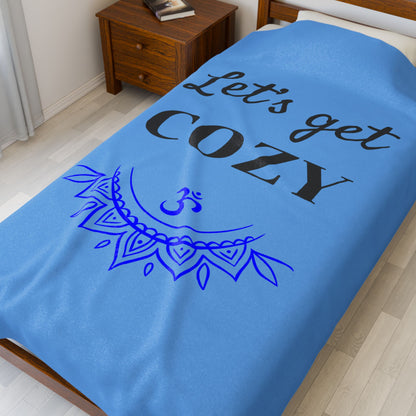 Let's get COZY - Velveteen Plush Blanket