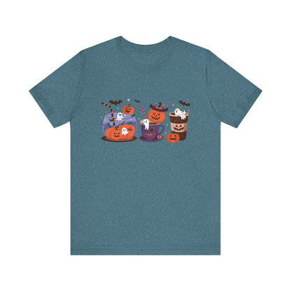 Exclusive Halloween Pumpkin Party - T-Shirt - Fun colors 🧡🩶🩷
