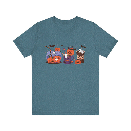 Exclusive Halloween Pumpkin Party - T-Shirt - Fun colors 🧡🩶🩷