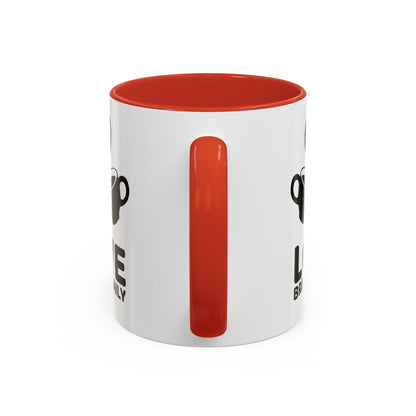 LOVE Brewed Daily - Accent Coffee Mug (11, 15 oz) - Double sided design - Special & Limited Edition