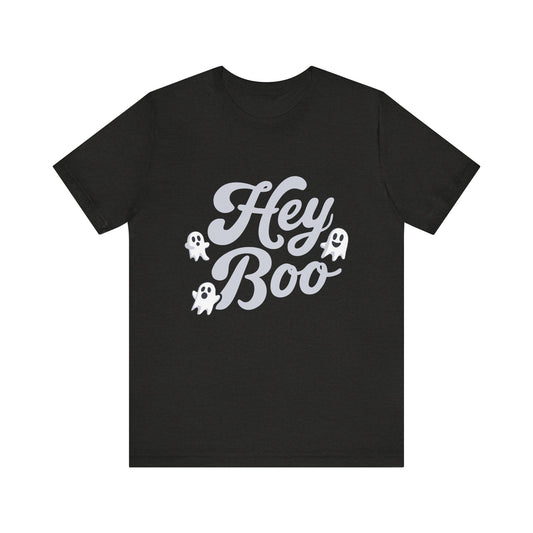 Exclusive Halloween Hey Boo - T-Shirt - Fun colors 🧡🩶🩷