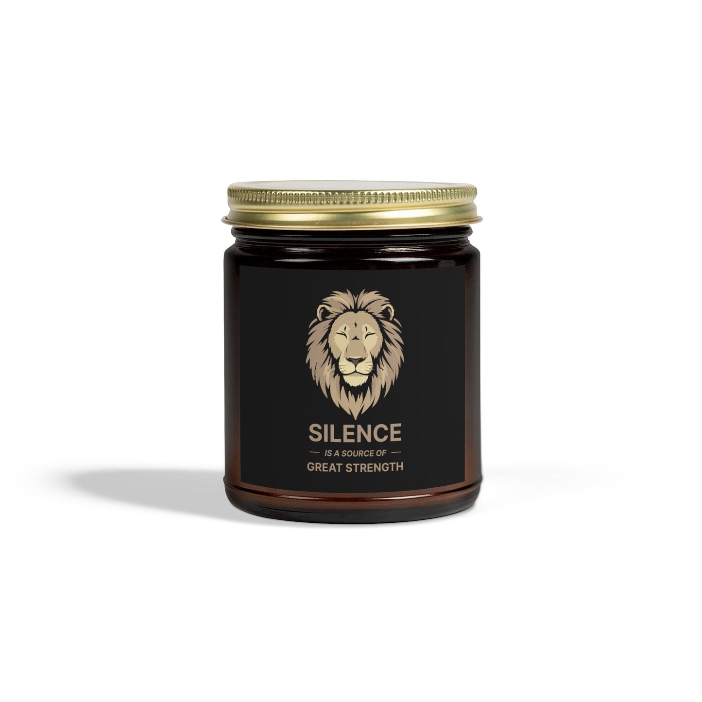 Silence is a great source of strength - Natural & Non Toxic 🌱 - Scented Candle Coconut Apricot Wax