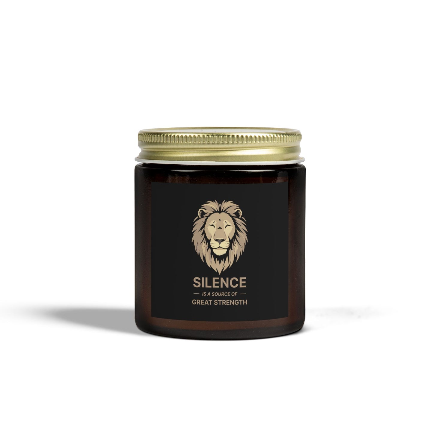 Silence is a great source of strength - Natural & Non Toxic 🌱 - Scented Candle Coconut Apricot Wax