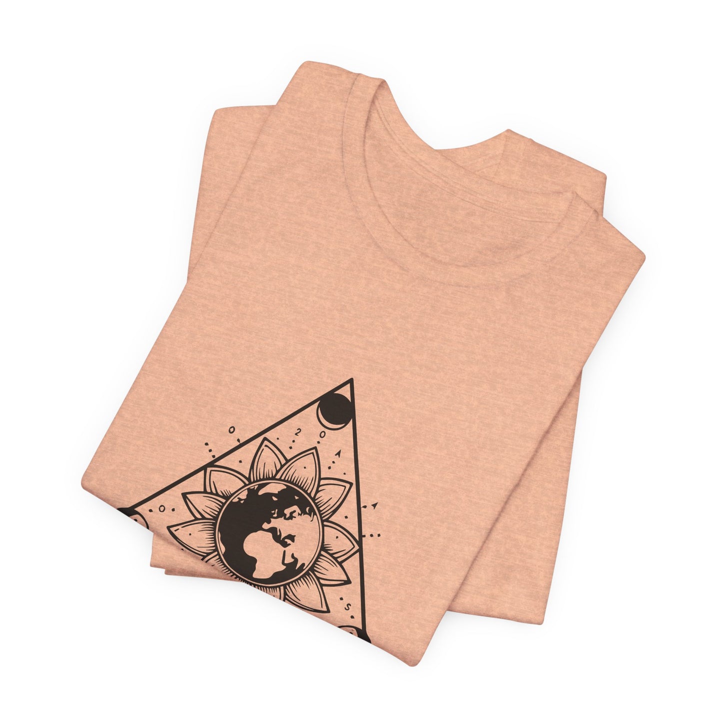 Sunflower Moon Triangle - T-Shirt