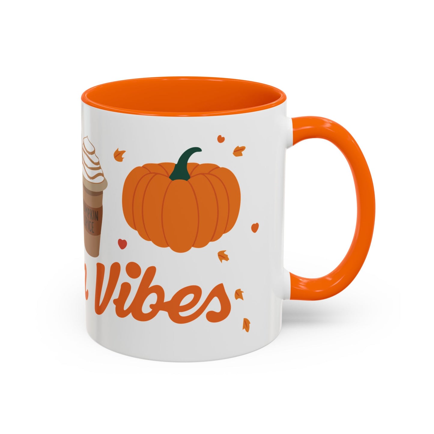Autumn Vibes 🧡 - Accent Coffee Mug (11, 15 oz) - Wrap around design