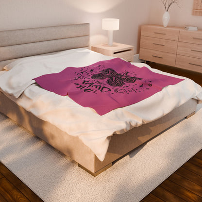 The MAGIC Is YOU - Velveteen Plush Blanket