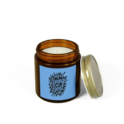Living my best life - Natural & Non Toxic 🌱 - Scented Candle Coconut Apricot Wax