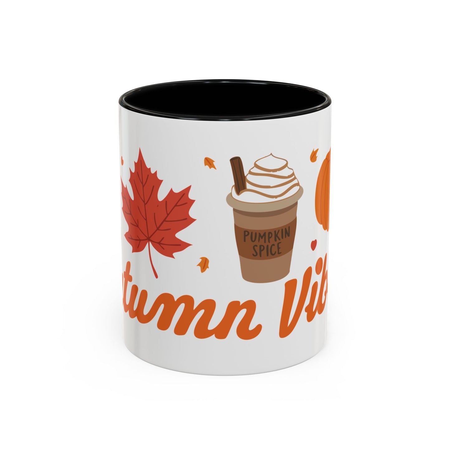 Autumn Vibes 🧡 - Accent Coffee Mug (11, 15 oz) - Wrap around design