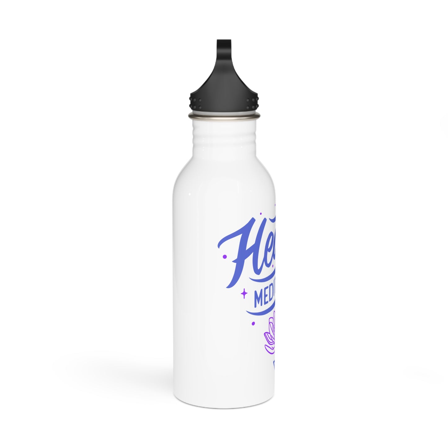 Heavily Meditated - Stainless Steel Water Bottle 20oz
