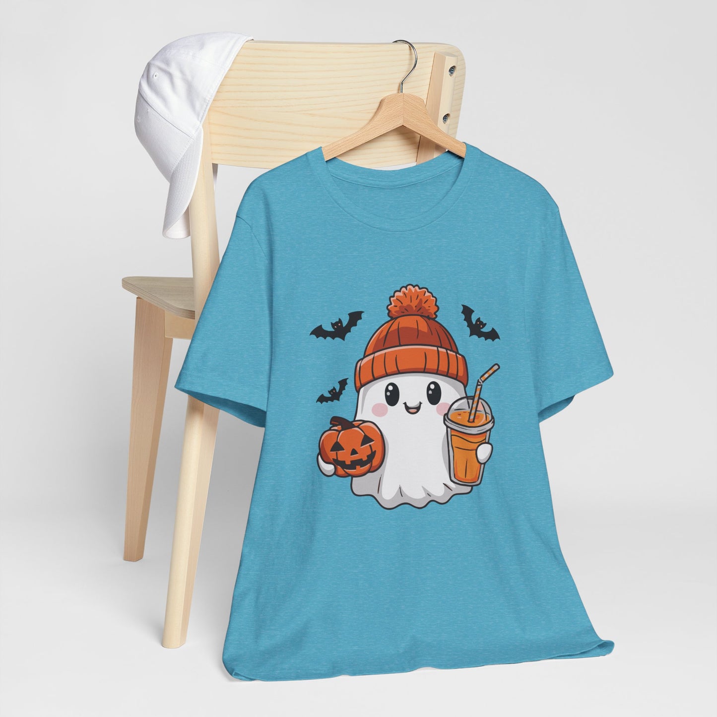 Exclusive Halloween Cute Pumpkin Spice Ghost - Sweatshirt - Fun colors 🧡🩶🩷
