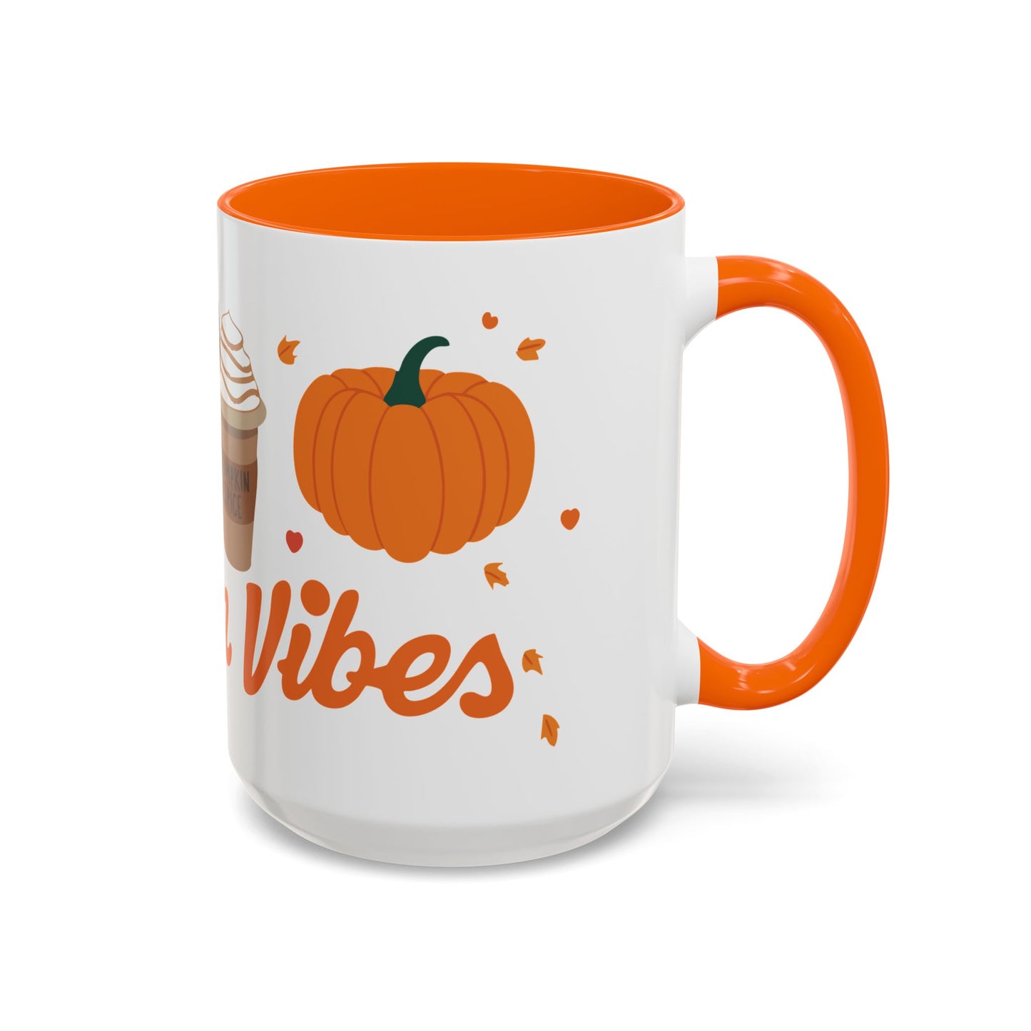 Autumn Vibes 🧡 - Accent Coffee Mug (11, 15 oz) - Wrap around design