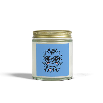 MEOW Love  - Natural & Non Toxic 🌱 - Scented Candle Coconut Apricot Wax