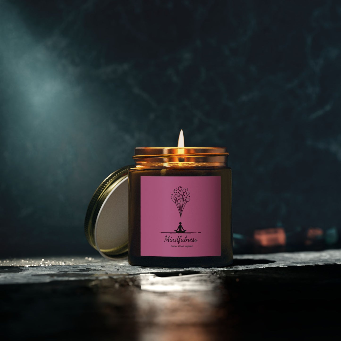 Mindfulness - Natural & Non Toxic 🌱 - Scented Candle Coconut Apricot Wax