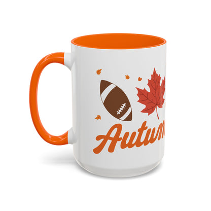 Autumn Vibes 🧡 - Accent Coffee Mug (11, 15 oz) - Wrap around design