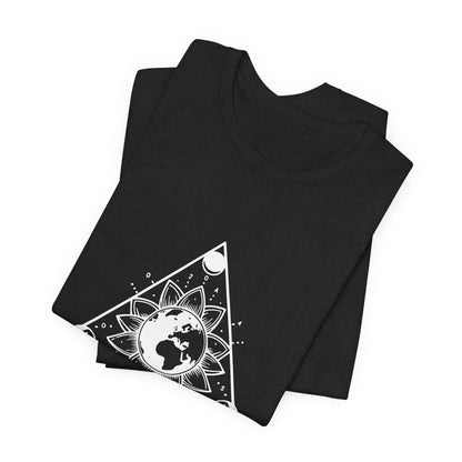 Sunflower Moon Triangle - T-Shirt