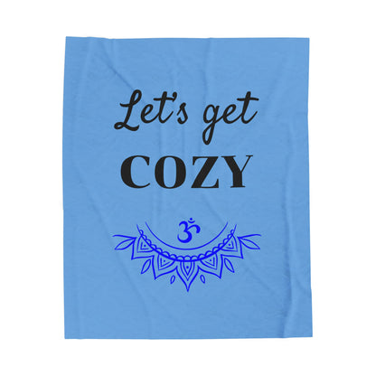 Let's get COZY - Velveteen Plush Blanket