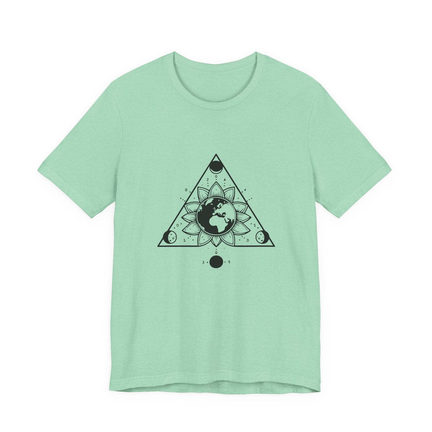 Sunflower Moon Triangle - T-Shirt