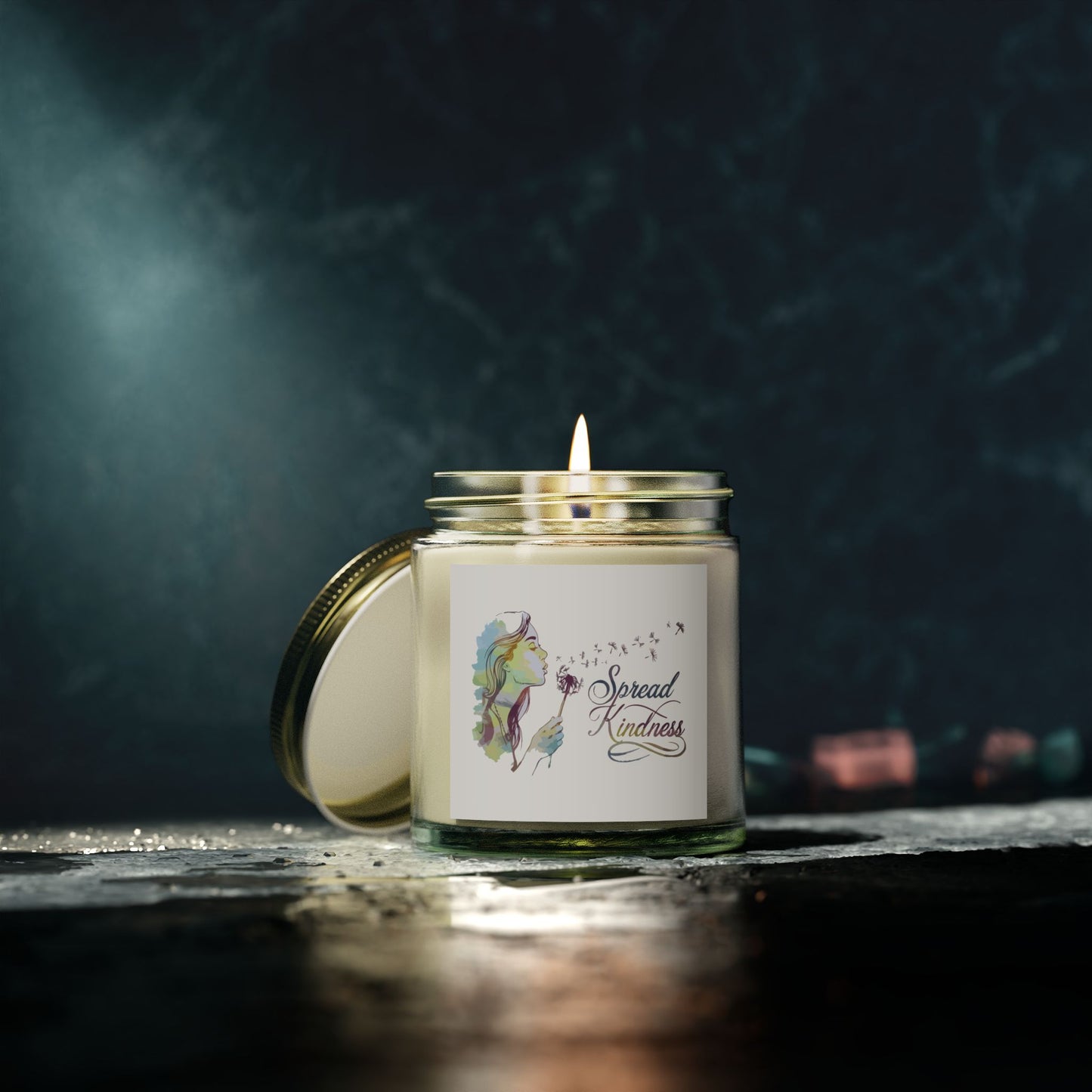 Spread Kindness - Natural & Non Toxic 🌱 - Scented Candle Coconut Apricot Wax