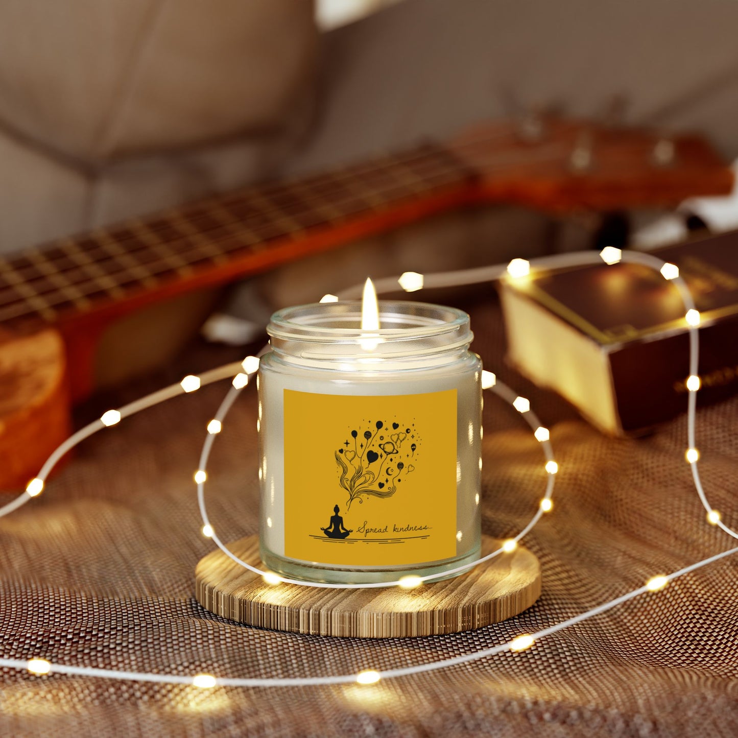 Spread Kindness - Natual & Non Toxic - Scented Candle Coconut Apricot Wax