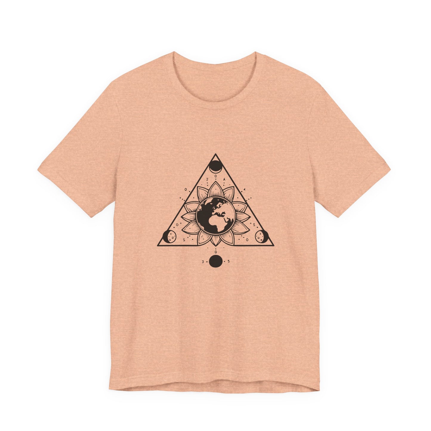 Sunflower Moon Triangle - T-Shirt