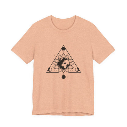 Sunflower Moon Triangle - T-Shirt