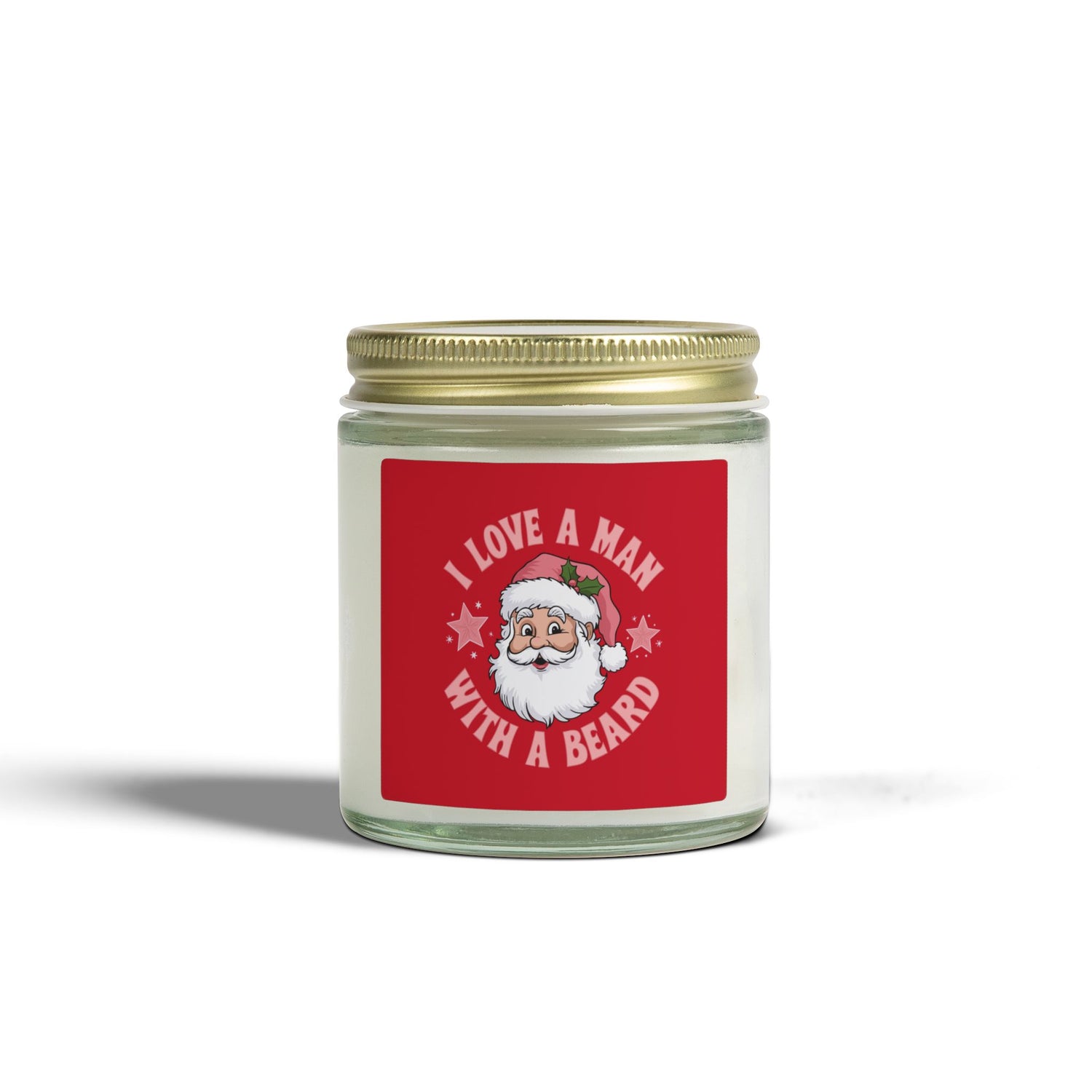 I love a man with a beard Santa - Scented Candle Christmas Collection ✨🎅🎄