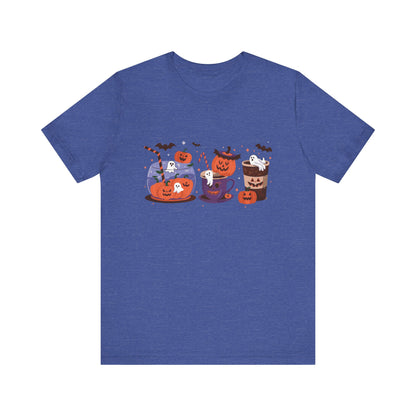 Exclusive Halloween Pumpkin Party - T-Shirt - Fun colors 🧡🩶🩷