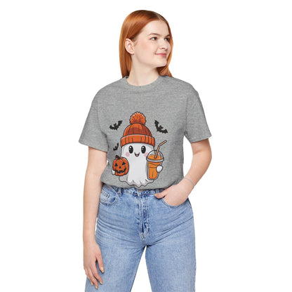 Exclusive Halloween Cute Pumpkin Spice Ghost - Sweatshirt - Fun colors 🧡🩶🩷