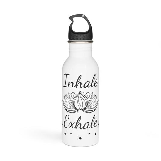 Inhale Exhale - Stainless Steel Water Bottle 20oz