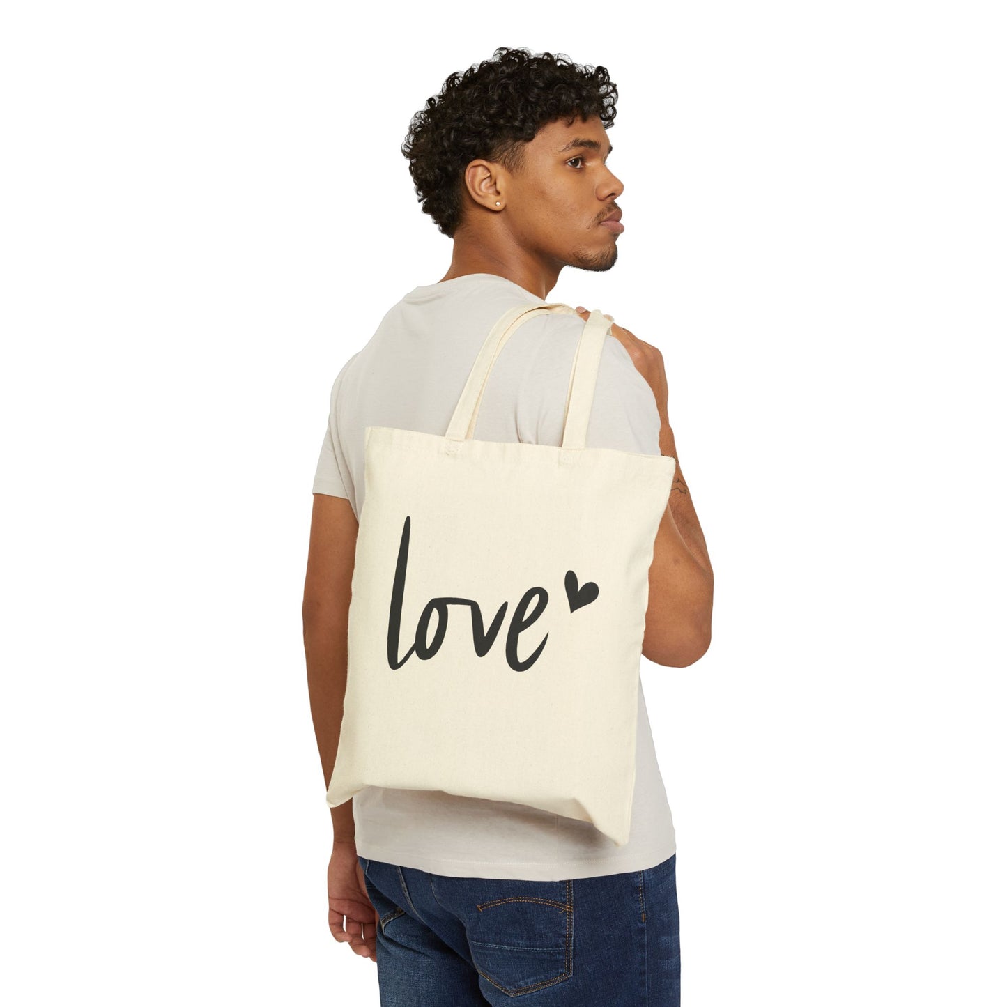 Love - Cotton Canvas Tote Bag