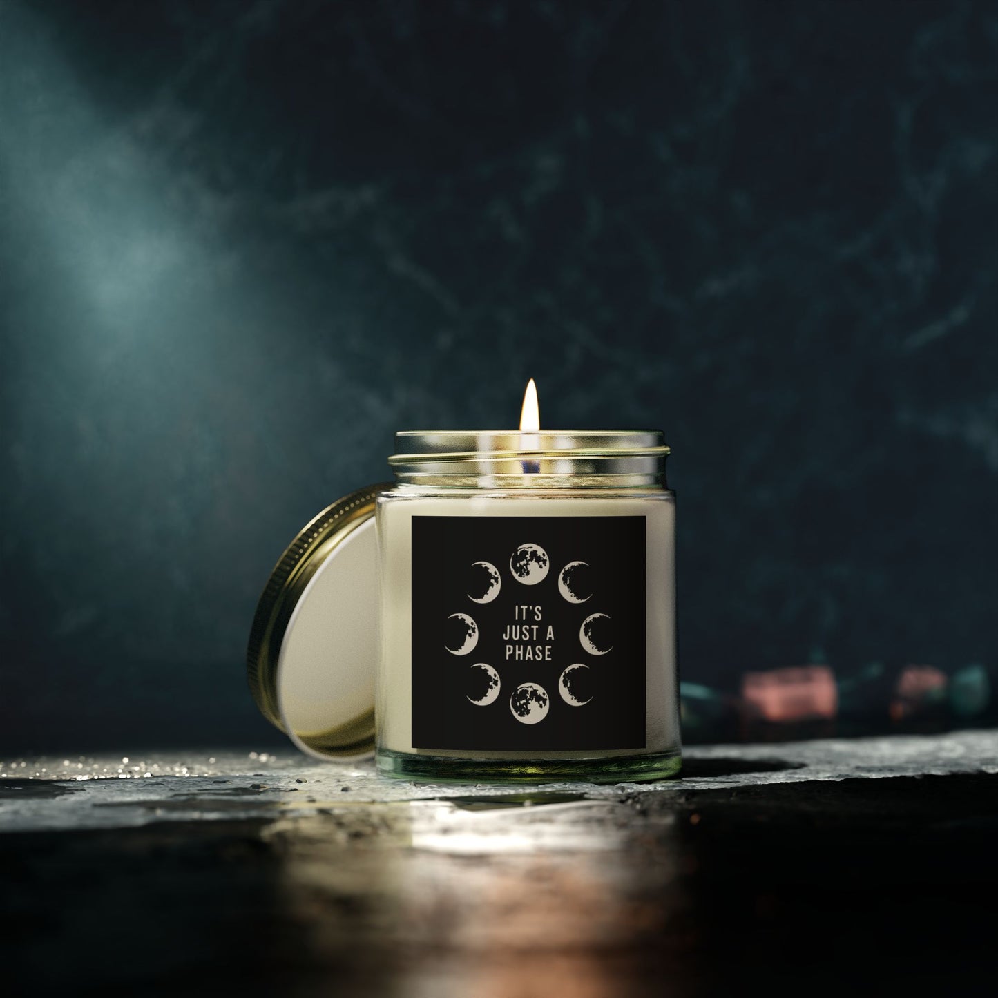 It's just a phase - Natural & Non Toxic 🌱 - Scented Candle Coconut Apricot Wax