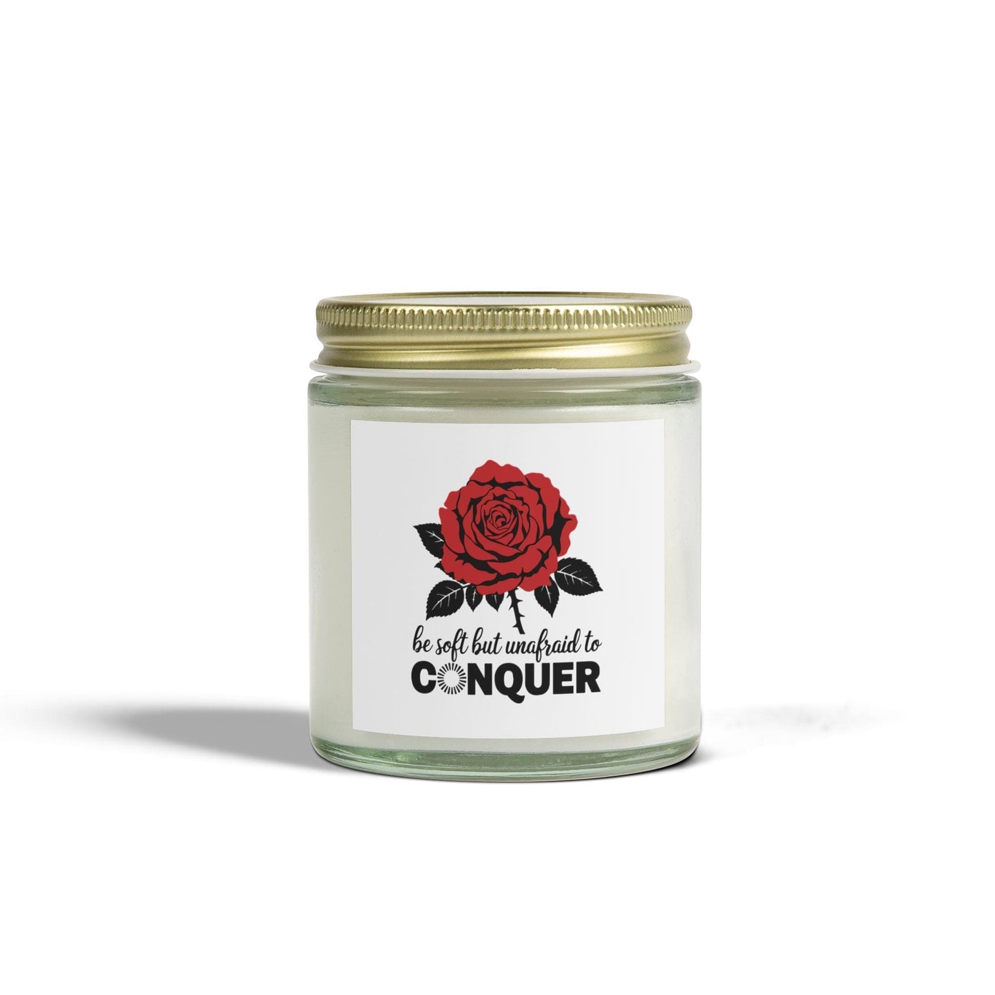 Soft but unafraid to conquer - Natural & Non Toxic 🌱 - Scented Candle Coconut Apricot Wax