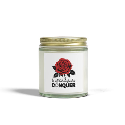 Soft but unafraid to conquer - Natural & Non Toxic 🌱 - Scented Candle Coconut Apricot Wax