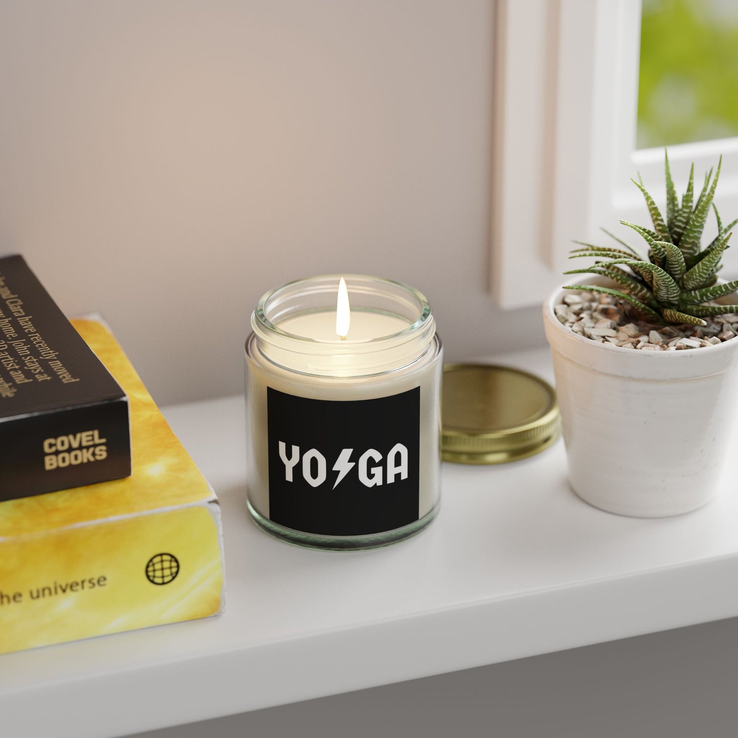 YO⚡️GA - Natural & Non Toxic 🌱 - Scented Candle Coconut Apricot Wax