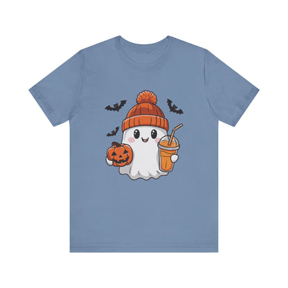 Exclusive Halloween Cute Pumpkin Spice Ghost - Sweatshirt - Fun colors 🧡🩶🩷