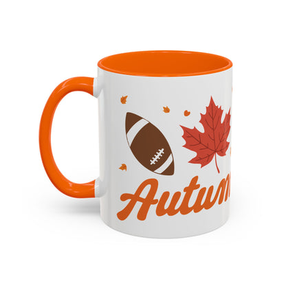Autumn Vibes 🧡 - Accent Coffee Mug (11, 15 oz) - Wrap around design