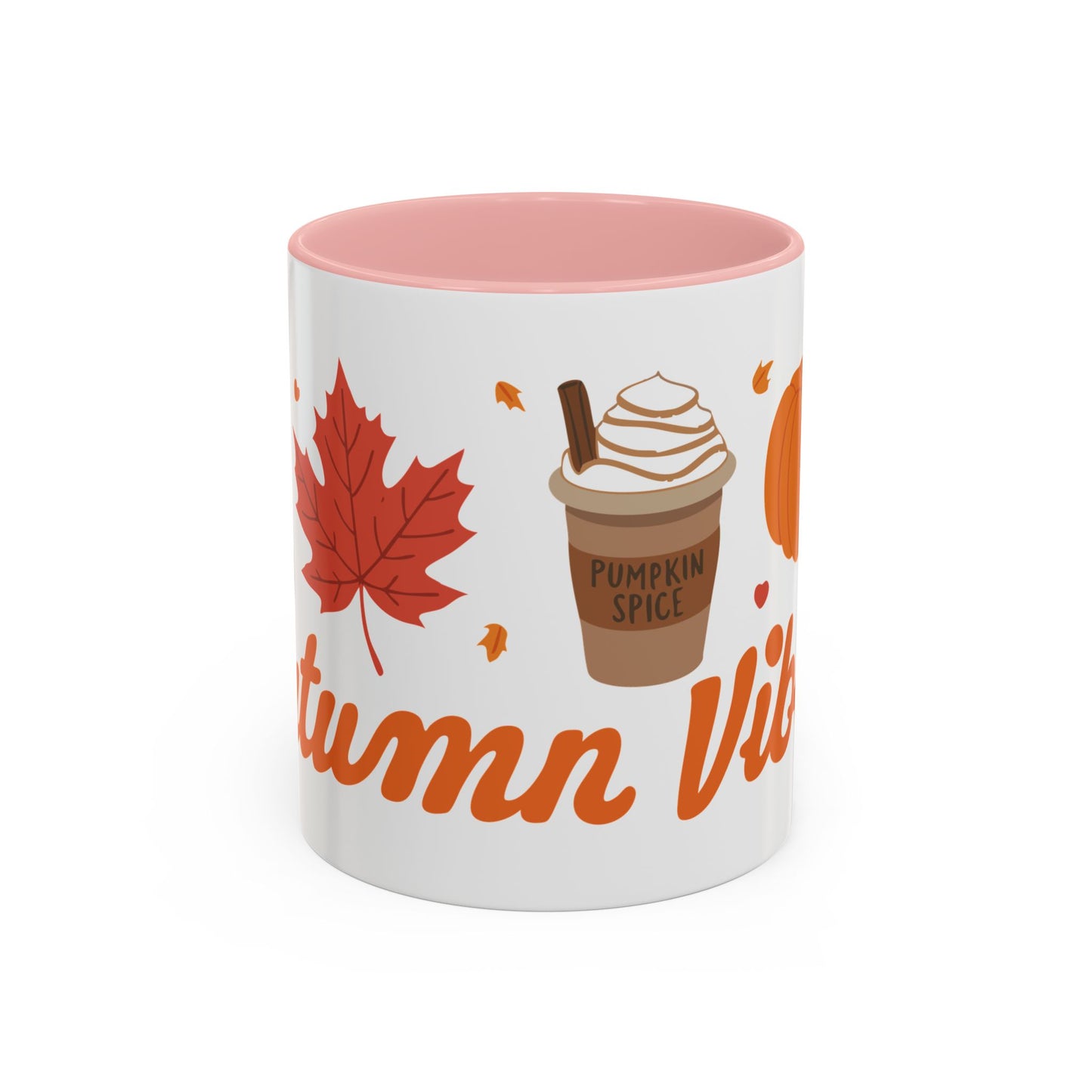 Autumn Vibes 🧡 - Accent Coffee Mug (11, 15 oz) - Wrap around design