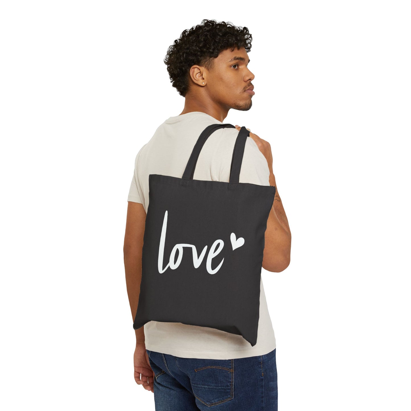 Love - Cotton Canvas Tote Bag