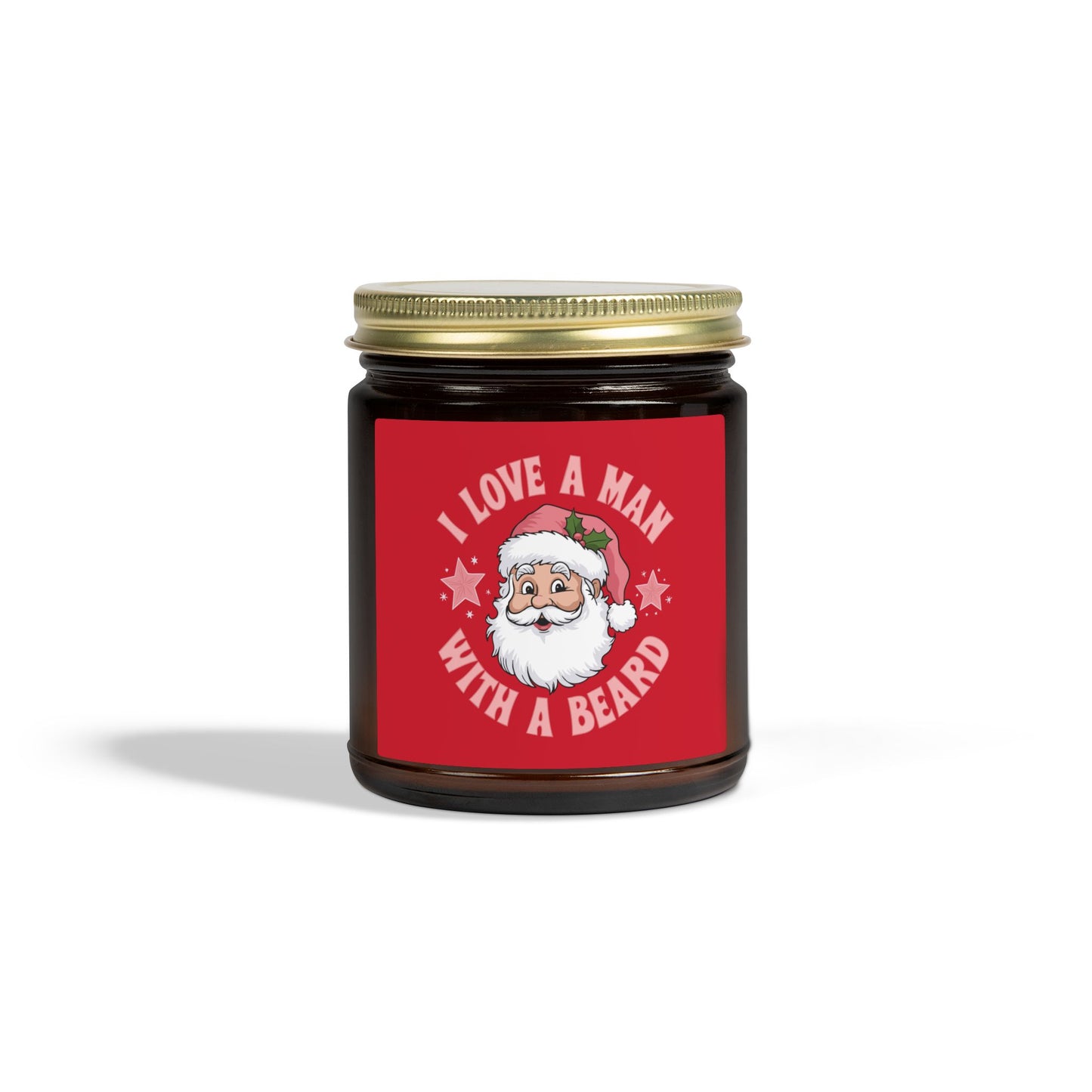 I love a man with a beard Santa - Scented Candle Christmas Collection ✨🎅🎄