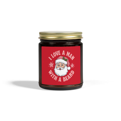 I love a man with a beard Santa - Scented Candle Christmas Collection ✨🎅🎄