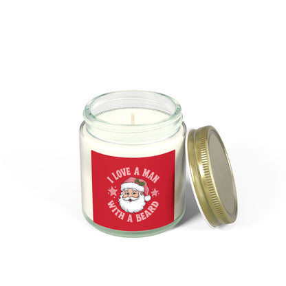 I love a man with a beard Santa - Scented Candle Christmas Collection ✨🎅🎄