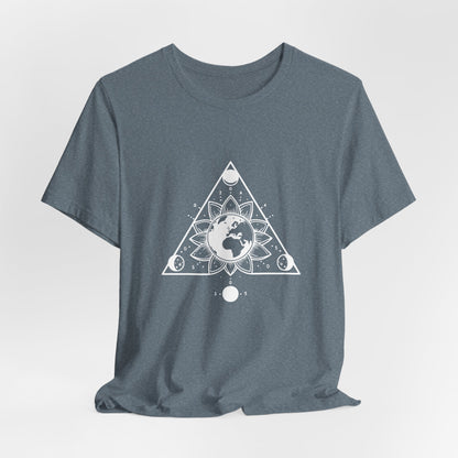 Sunflower Moon Triangle - T-Shirt