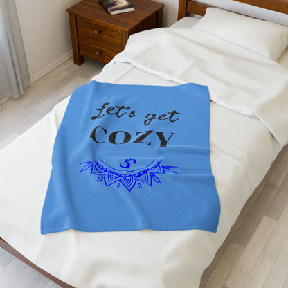 Let's get COZY - Velveteen Plush Blanket